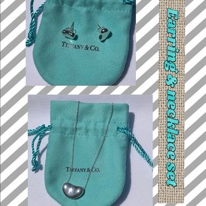 Tiffany & Co. Elsa Peretti Bean Necklace/Earring